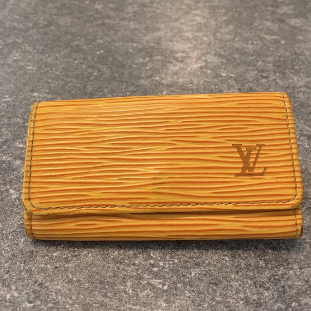 Authentic Louis Vuitton Epi Leather key case